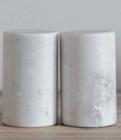 Marble Salt & Pepper Shakers