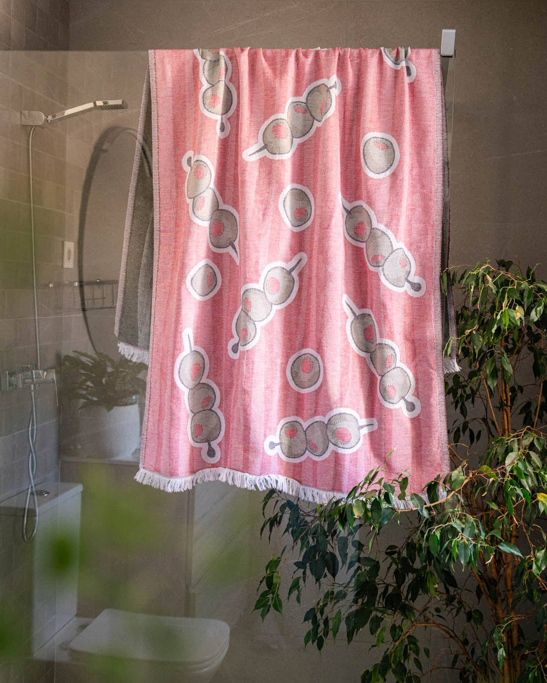 Olives Beach Towel